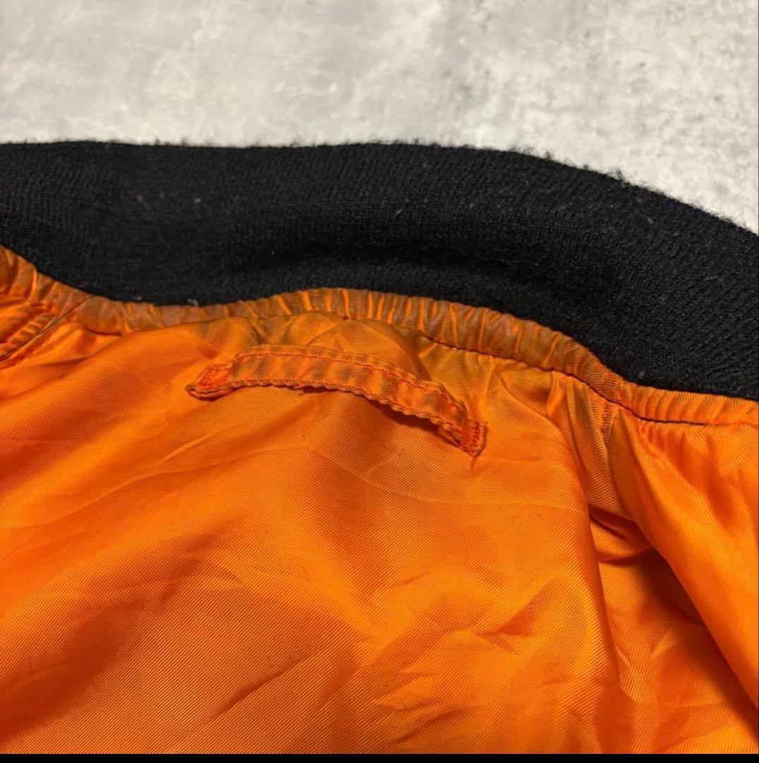 ブラック MA-1 フライトジャケット 80s