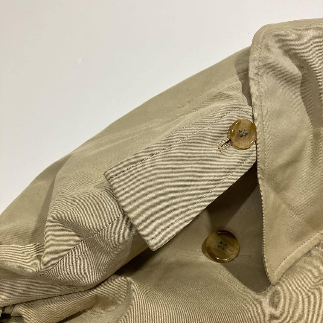 【逸品】バーバリーズ　ダブル　ロングトレンチコート　ハニーベージュ　ライナー付