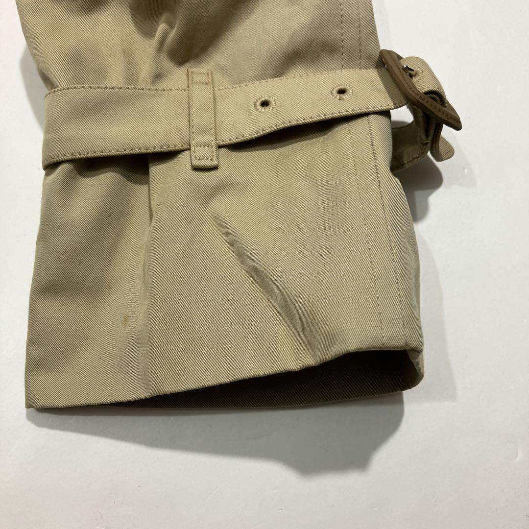 【逸品】バーバリーズ　ダブル　ロングトレンチコート　ハニーベージュ　ライナー付