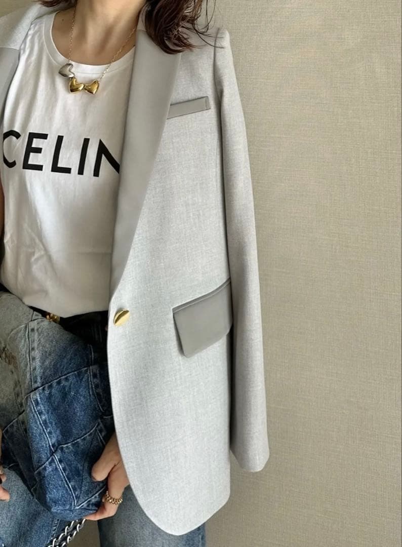 人気　iDea Luce イデアルーチェ クラシカルJK ジャケット　グレー