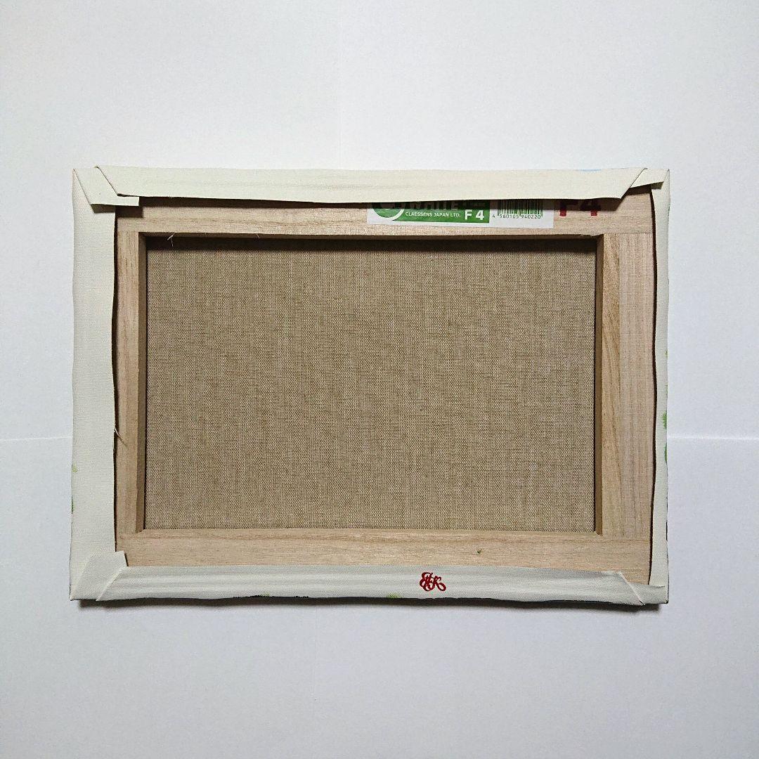 【チワワ】アクリル画 F4 風景画 絵画