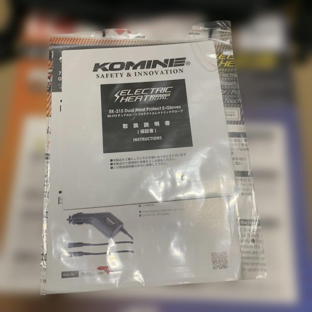 コミネ(KOMINE) バイク用 グローブ 08-215 L