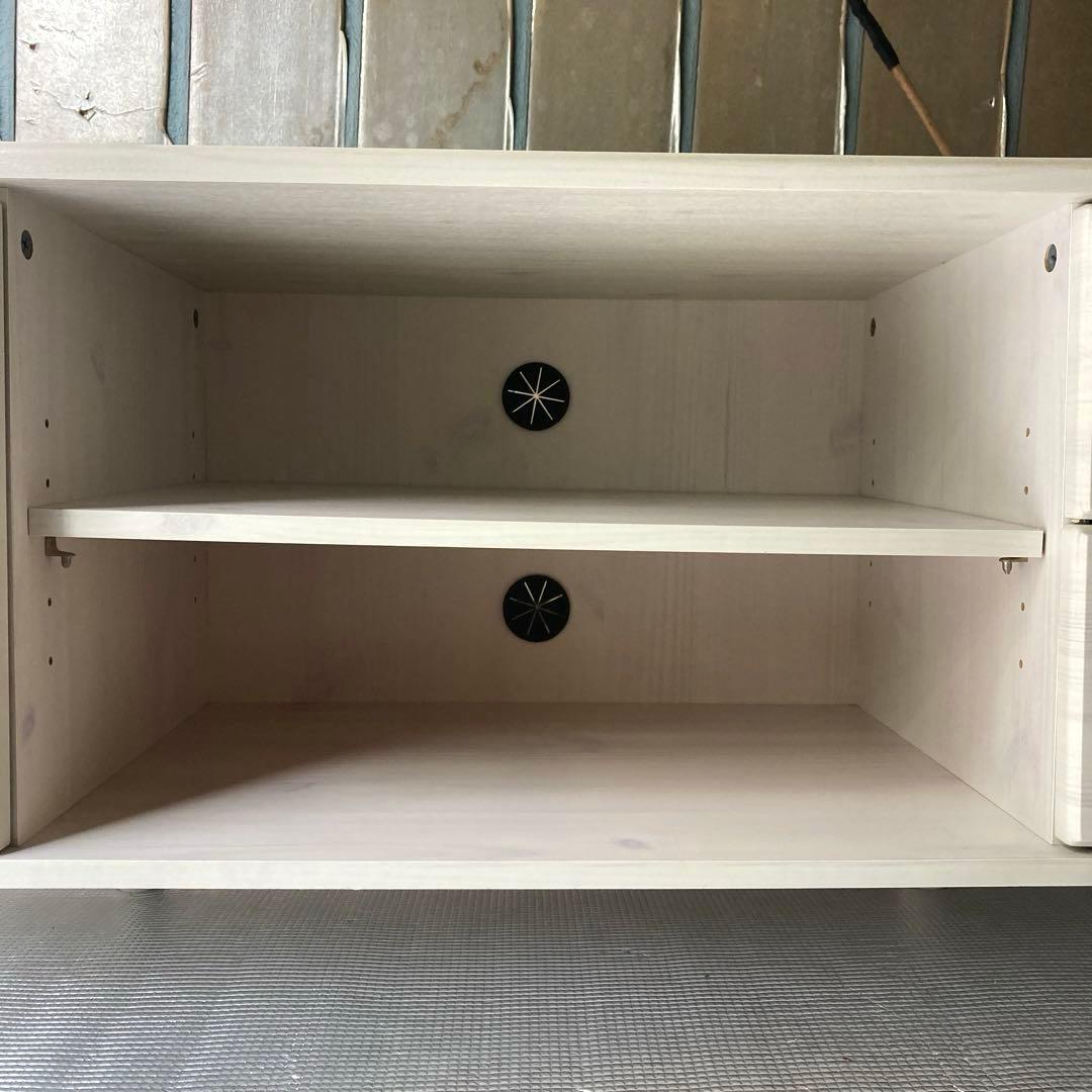 【自社配送エリア限定販売】パっと見超美品！ニトリテレビボード！ホワイト木目調！