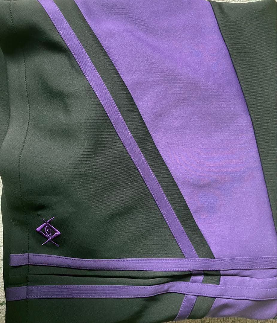 REFLEM BIG切替セーラーカラージャージ上下セット 黒/紫 レフレム