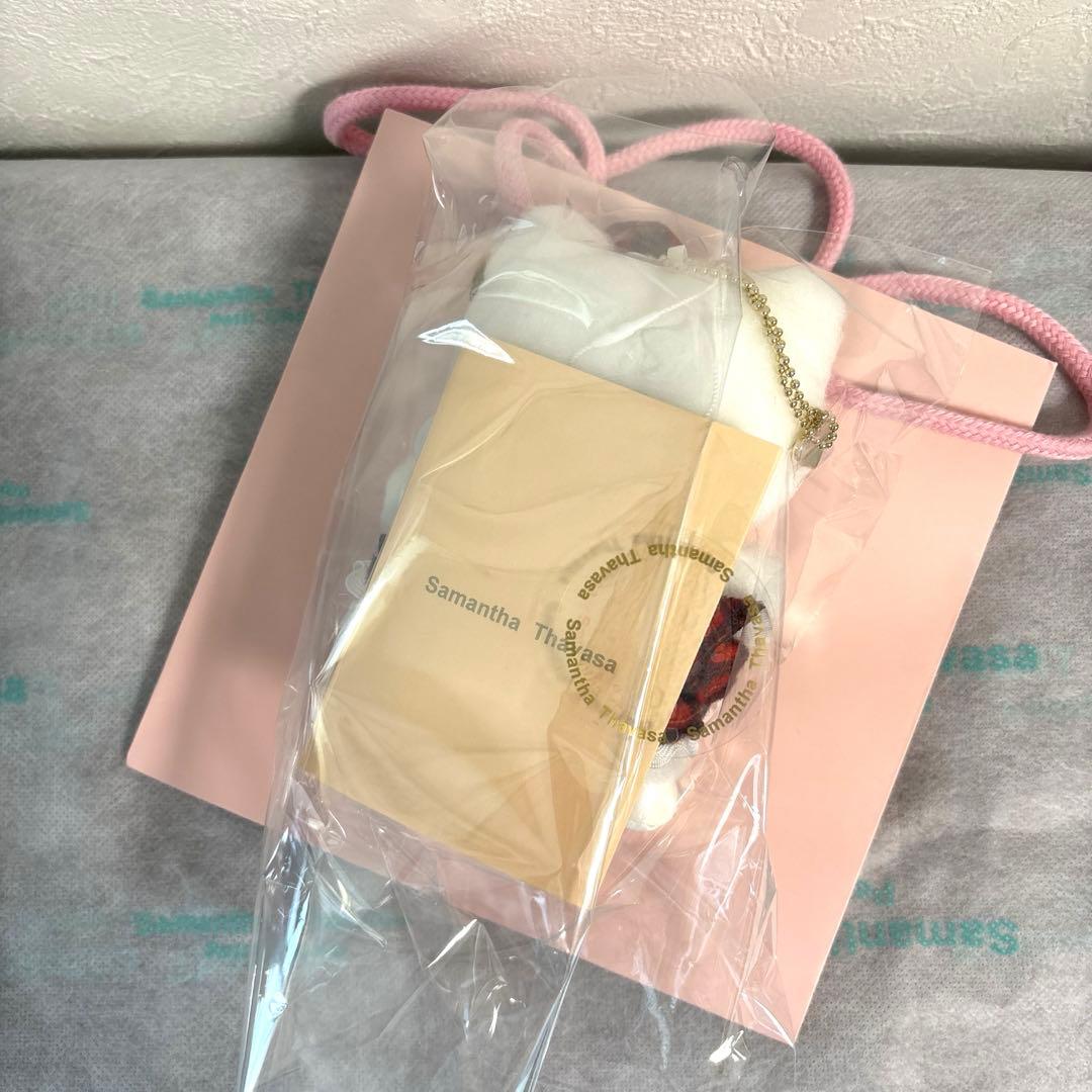 全国完売‼︎サマンサタバサ【ハローキティ】　ぬいぐるみチャーム☆レッド