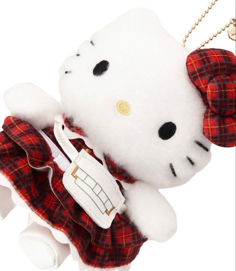 全国完売‼︎サマンサタバサ【ハローキティ】　ぬいぐるみチャーム☆レッド