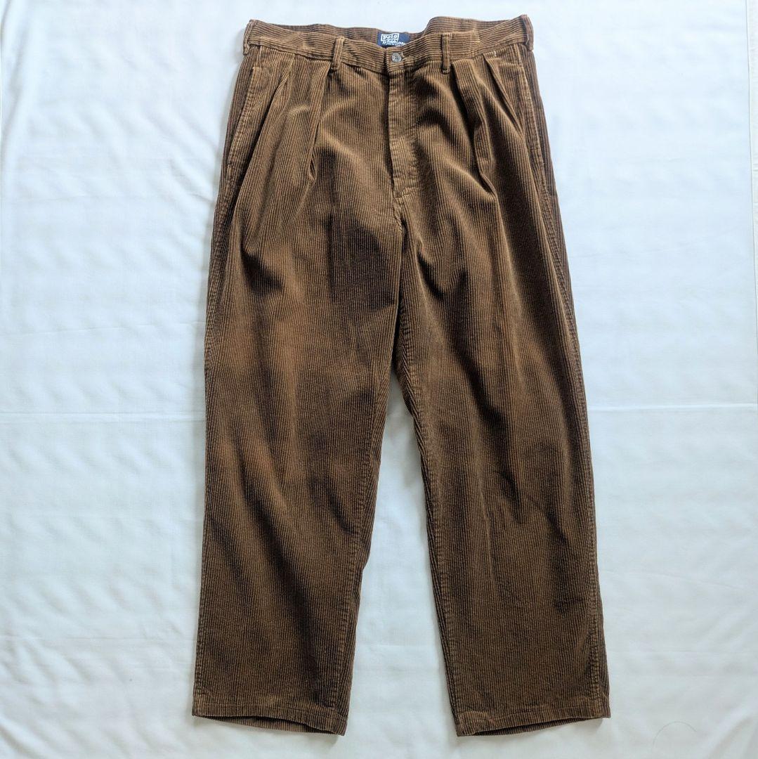 ポロ ラルフローレン　コーデュロイパンツ　USA製　w38　コーズ　アメリカ製