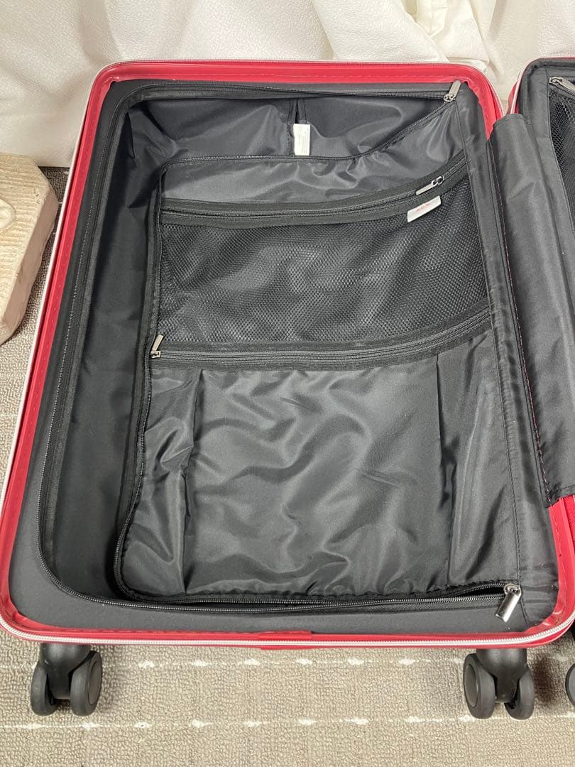 廃盤品　レア　美品 ACE アルビダ スーツケース 67cm 赤 大容量 78L