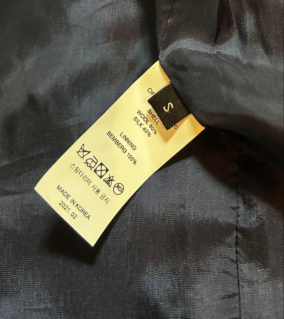 ORR オル ウール シルク ダブル ジャケット 韓国