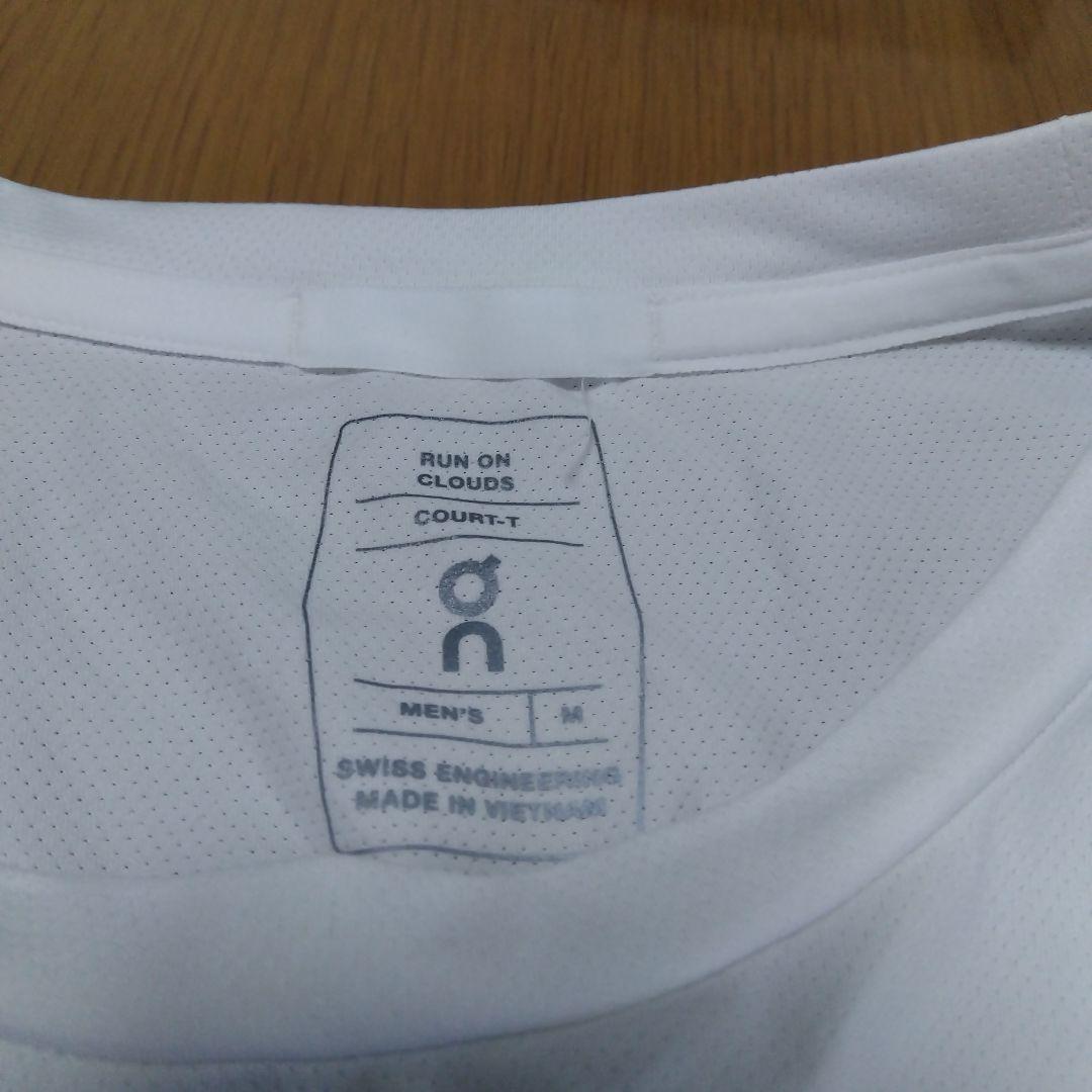 On COURT-T ホワイト Tシャツ M