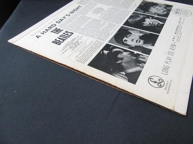 BEATLES★A Hard Day's Night UK Y/B Parlop