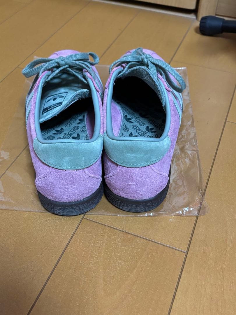 adidas tabacco ピンク グリーン スニーカー