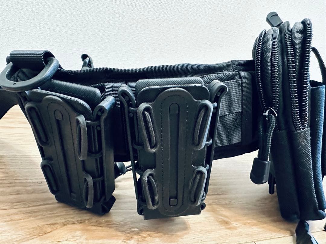 サバイバルゲーム用ブラック装備セット