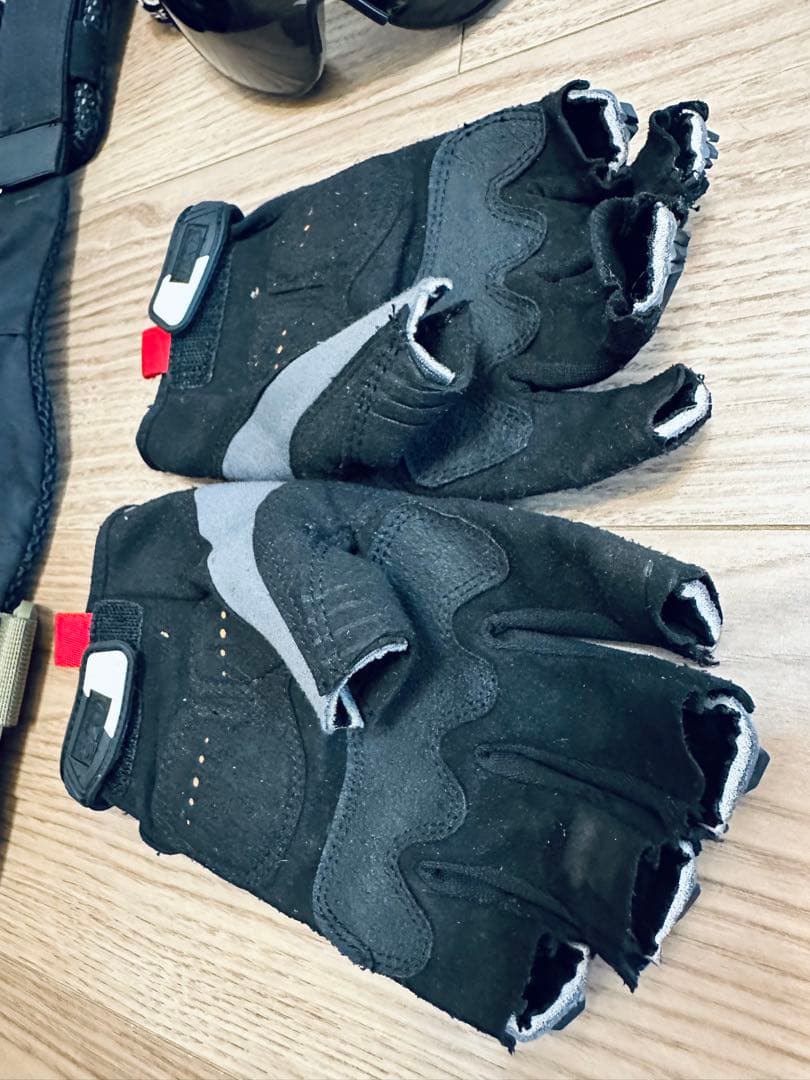 サバイバルゲーム用ブラック装備セット