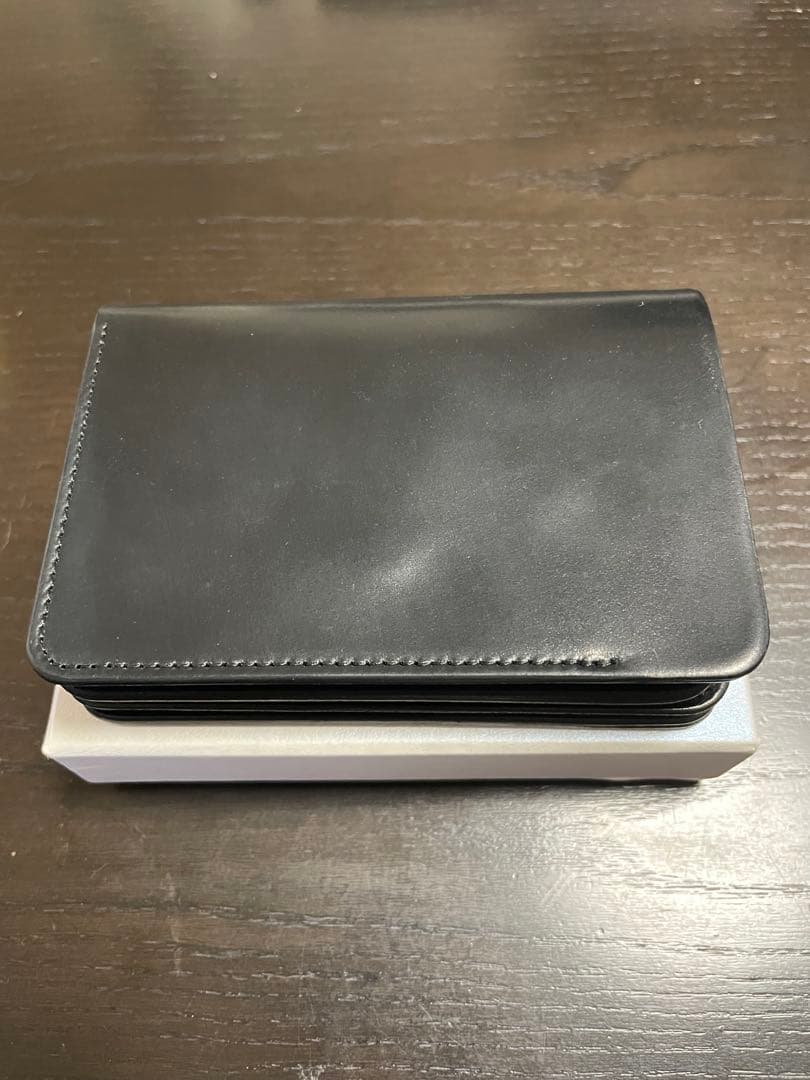 【新品】forme short wallet コードバン オールブラック