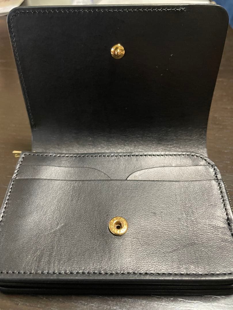 【新品】forme short wallet コードバン オールブラック