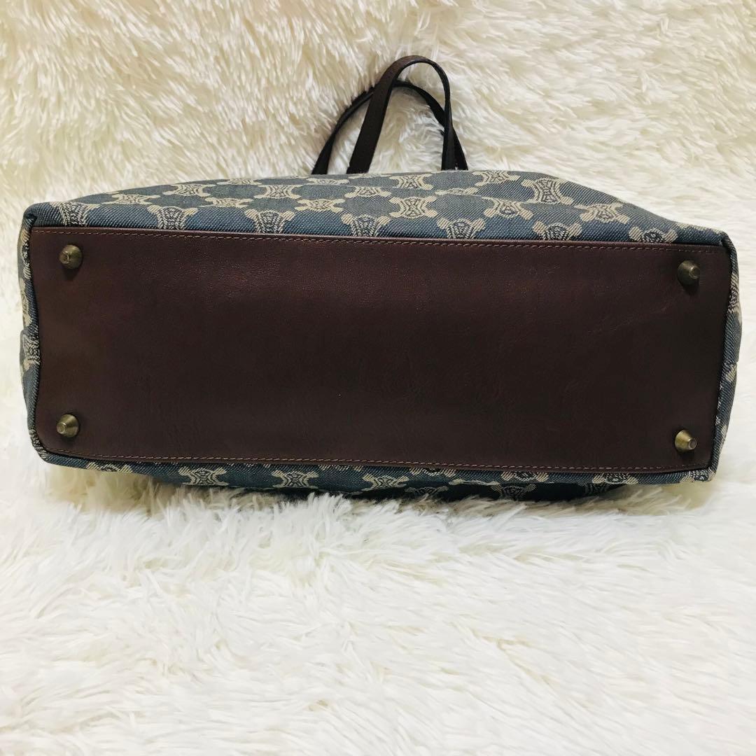 【極美品】セリーヌ ショルダーバッグ パリマカダム デニム A4収納可能