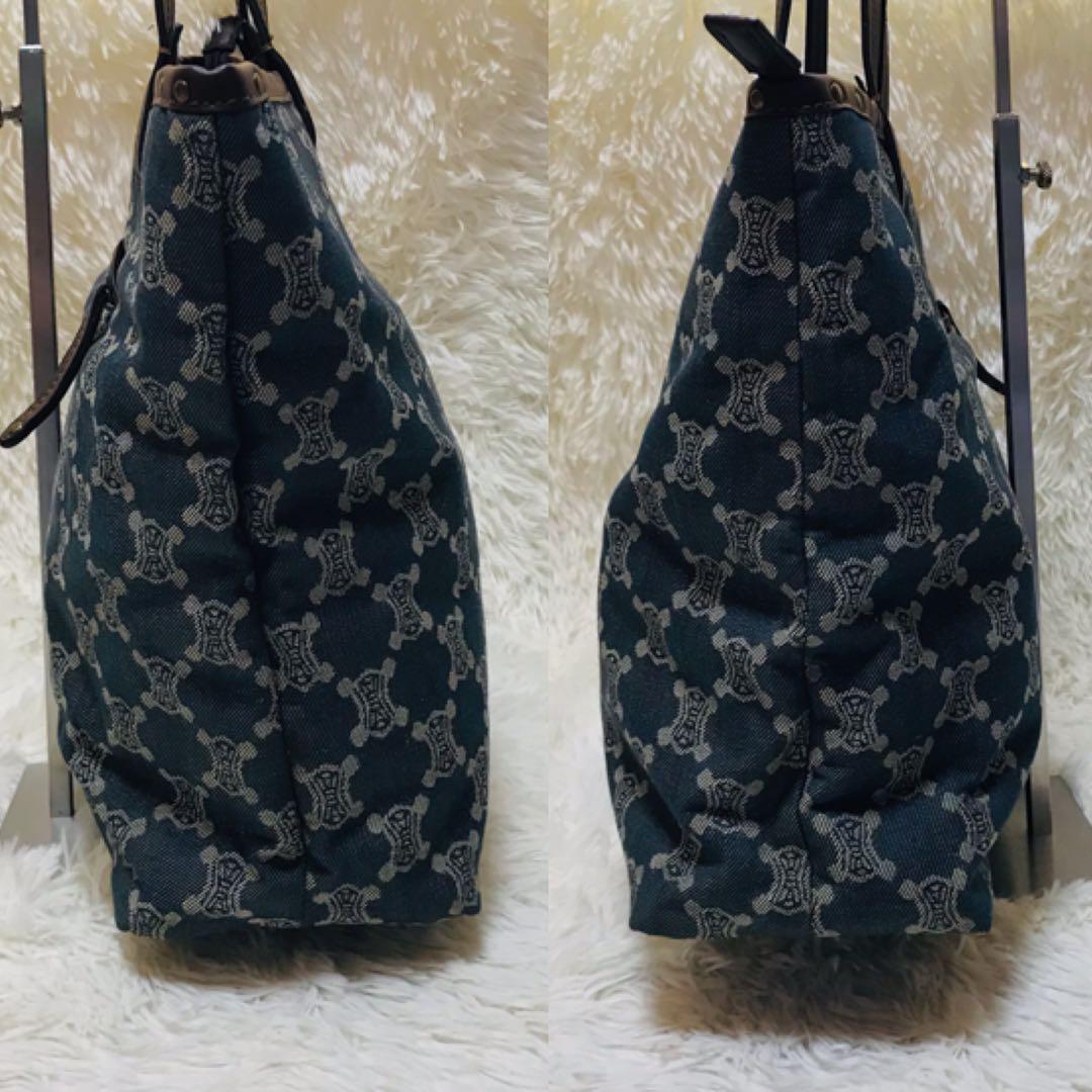 【極美品】セリーヌ ショルダーバッグ パリマカダム デニム A4収納可能