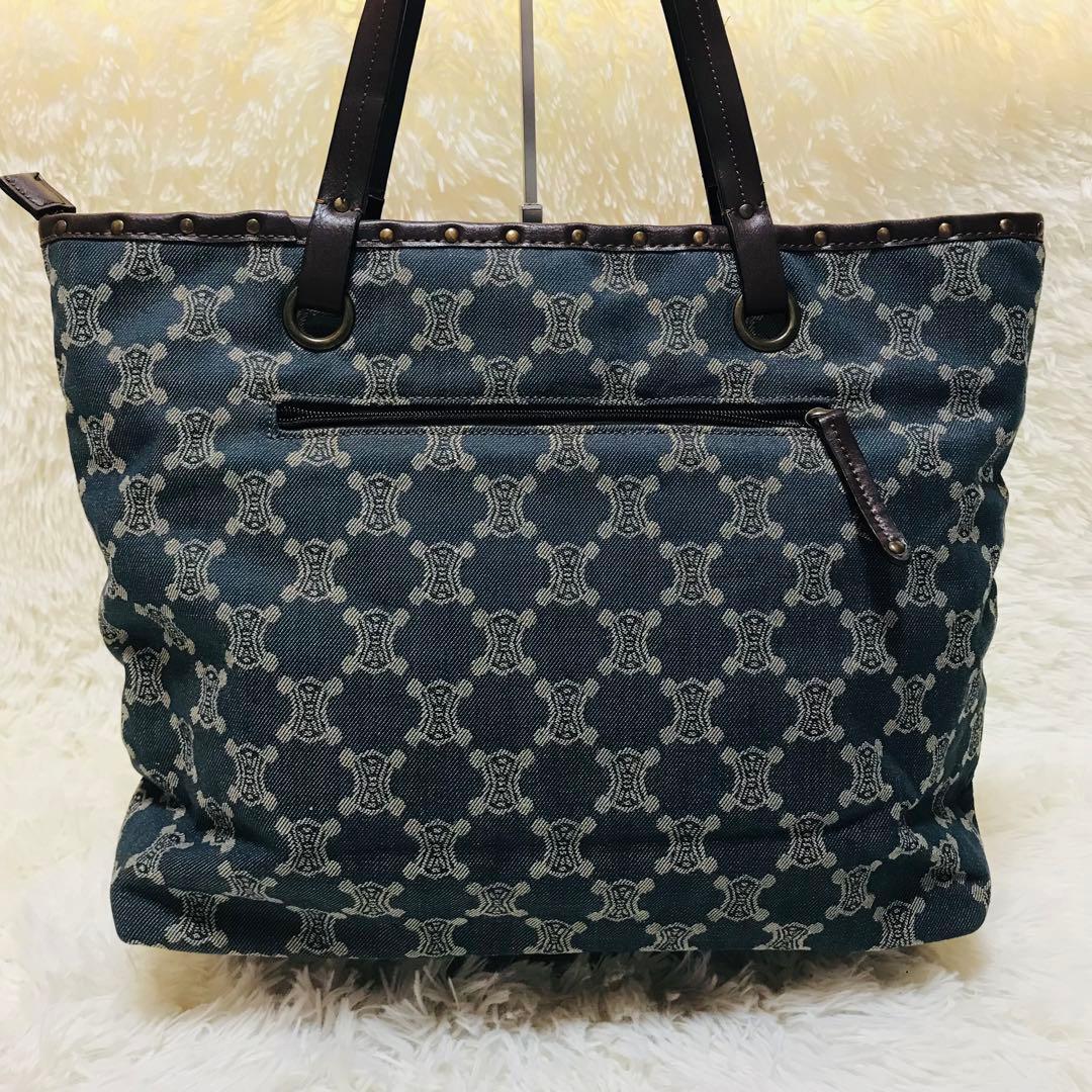 【極美品】セリーヌ ショルダーバッグ パリマカダム デニム A4収納可能