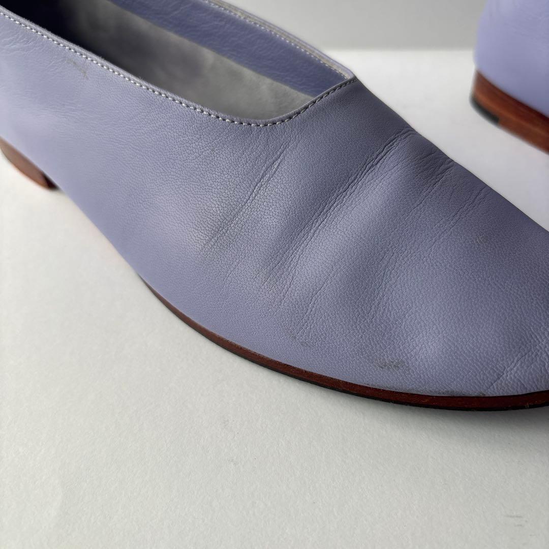 マルティニアーノ MARTINIANO 37 ラベンダー フラットシューズ