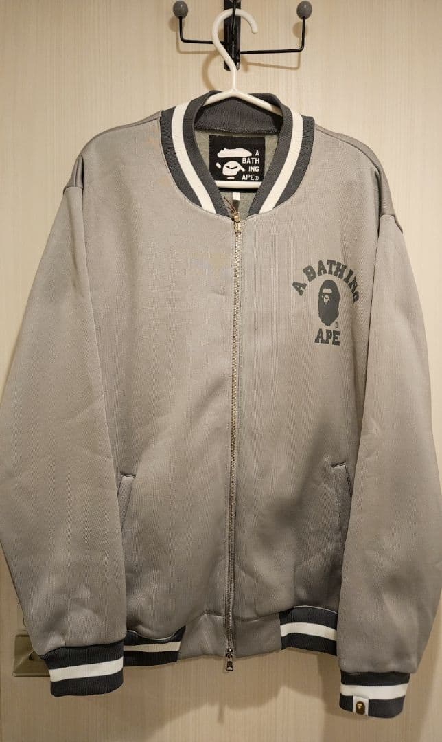 A BATHING APE グレー ジャケット jersey jacket