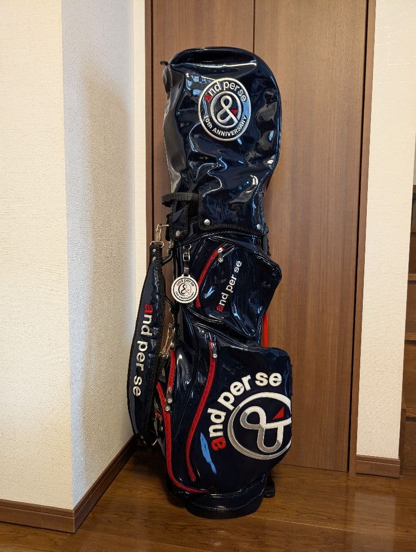 and per se 10周年記念 スタンド式キャディバッグ