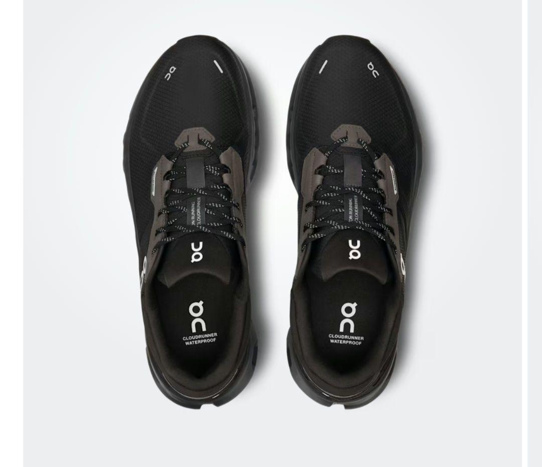 on 未使用クラウドランナー 2 ウォータープルーフ レディース24　黒　防水