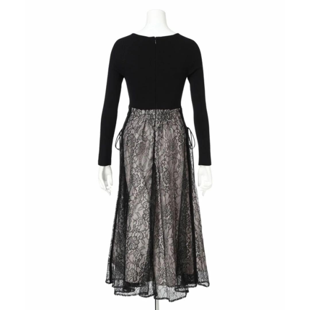 新品タグ付き★アプワイザーリッシェ ドッキングワンピース レース ブラック