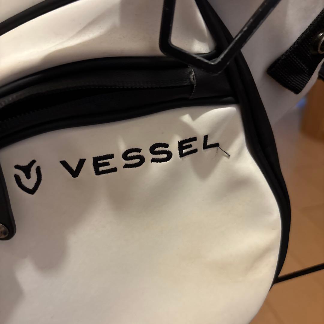 た*け様 Vessel キャディバッグ 白黒