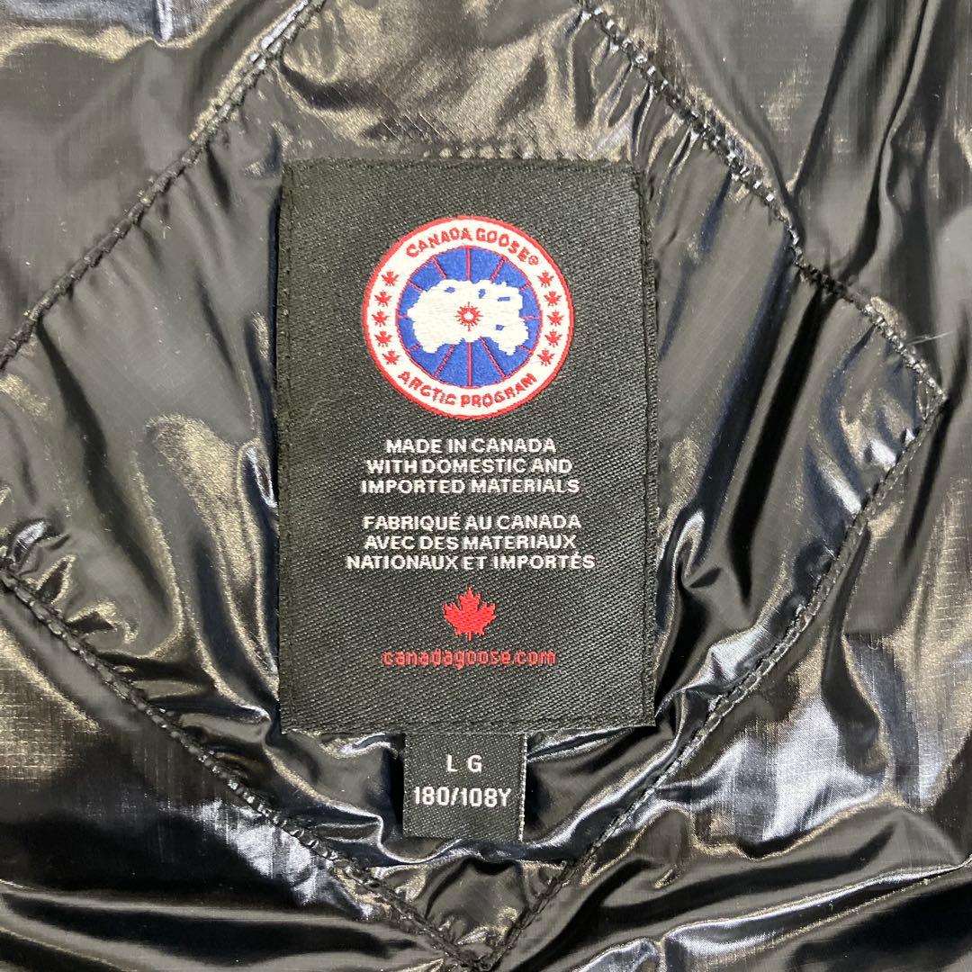 【美品】L カナダグース   クロフトン　ダウンベスト　黒