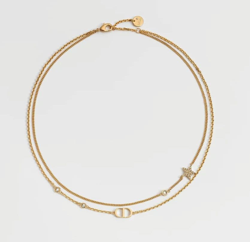 Dior Petit CD ダブル ネックレス ディオール チェーン