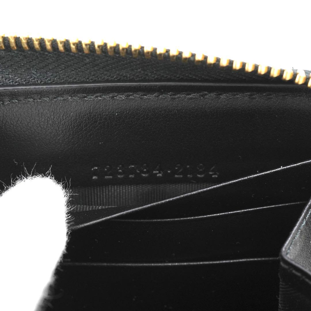 ✨未使用保管品・箱保存袋付き✨　グッチ　長財布　GGマトラッセ　マーモント　黒