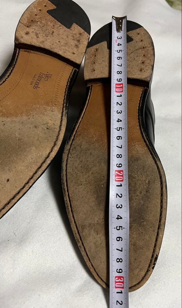 極美品】AllnEdmonsHorween社製シェルコードバン ストレートチップ
