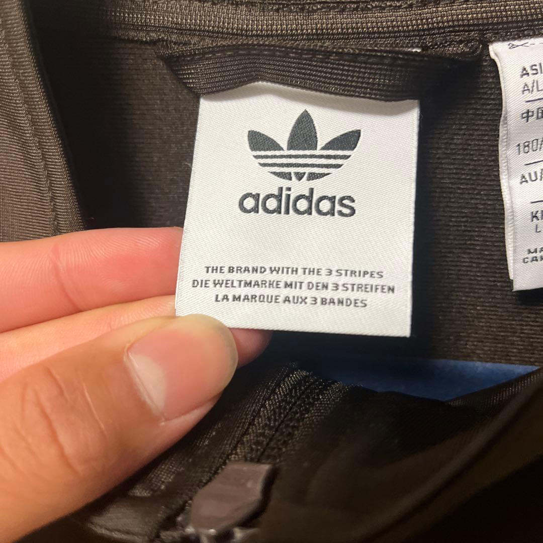 adidasトラックジャケットLサイズ　ブラウン