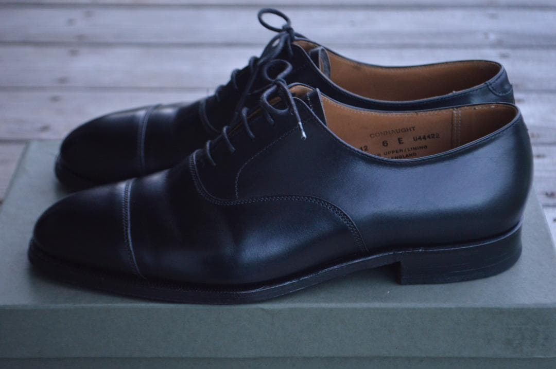 着用数回　CROCKETT＆JONES　CONNAUGHT　6E　ブラック　②