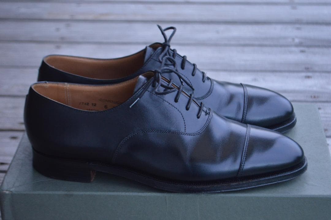 着用数回　CROCKETT＆JONES　CONNAUGHT　6E　ブラック　②