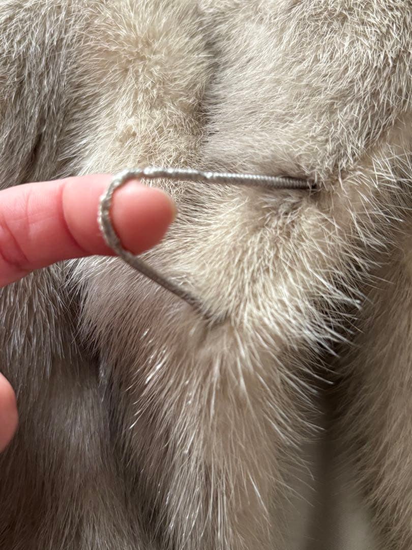 オンワード樫山　Rambulton サファイアミンク　8分コート　⚠︎注記あり