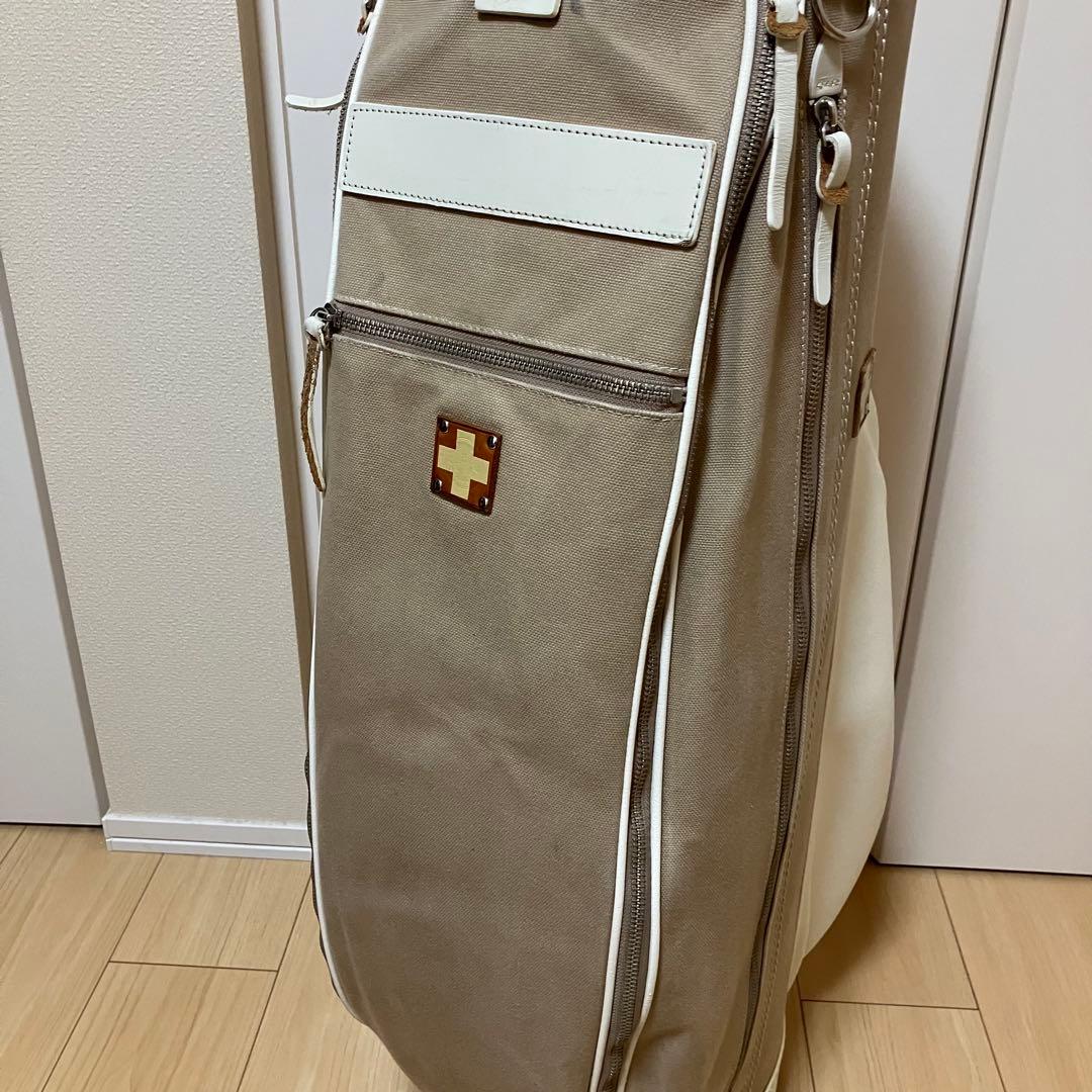木の庄帆布　クロスハンドル　カートキャディバック