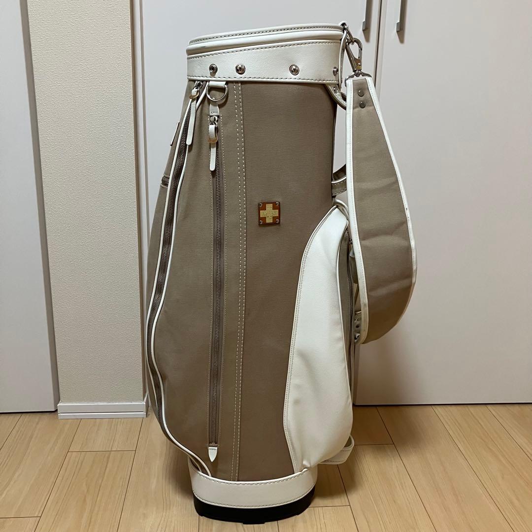 木の庄帆布　クロスハンドル　カートキャディバック