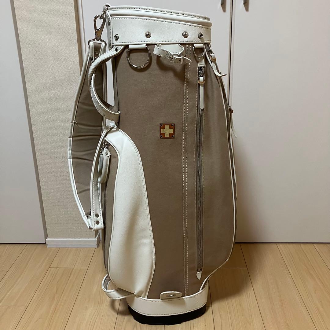 木の庄帆布　クロスハンドル　カートキャディバック