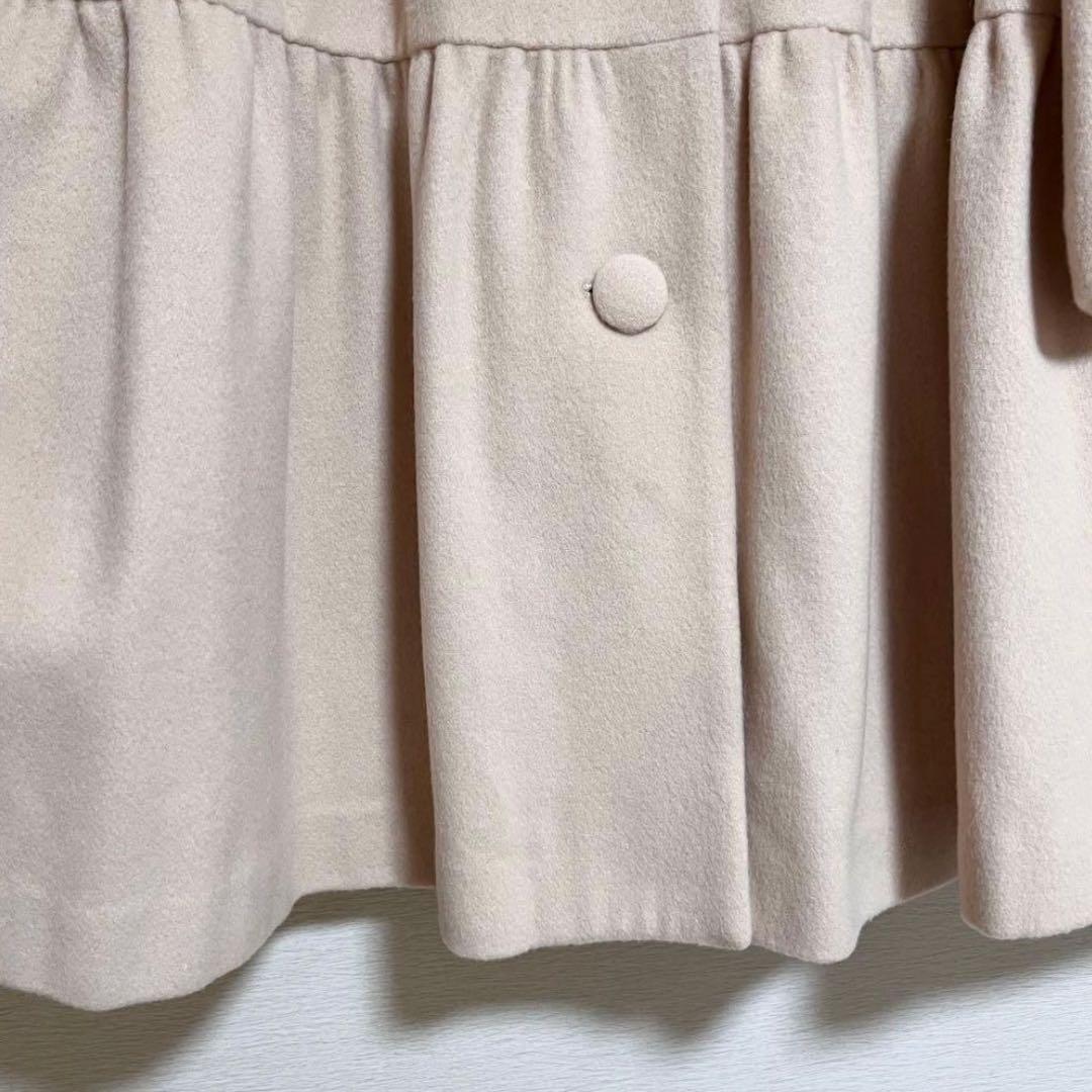 ピンクハウス PINKHOUSE コート ベージュ レース リボン