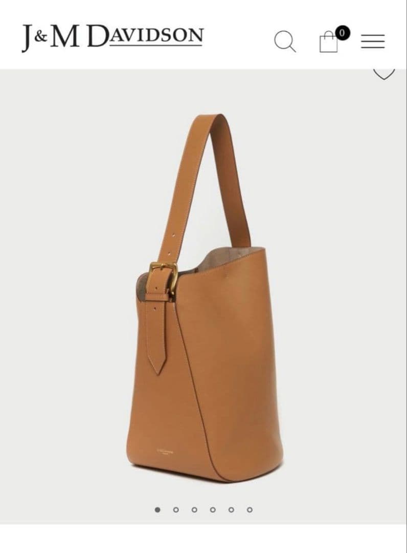 アロ　　J&M DAVIDSON クイバーバケット　キャメル　茶色