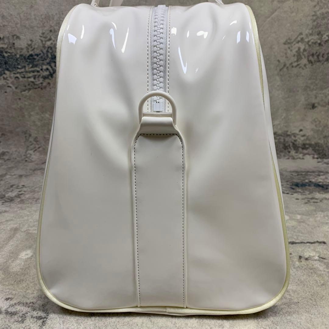 【未使用タグ付き】ユニクロ 錦織圭 ボストンバッグ エナメル ホワイト