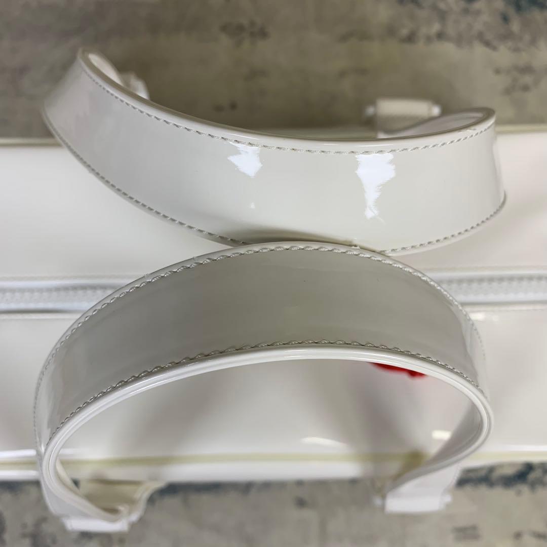 【未使用タグ付き】ユニクロ 錦織圭 ボストンバッグ エナメル ホワイト