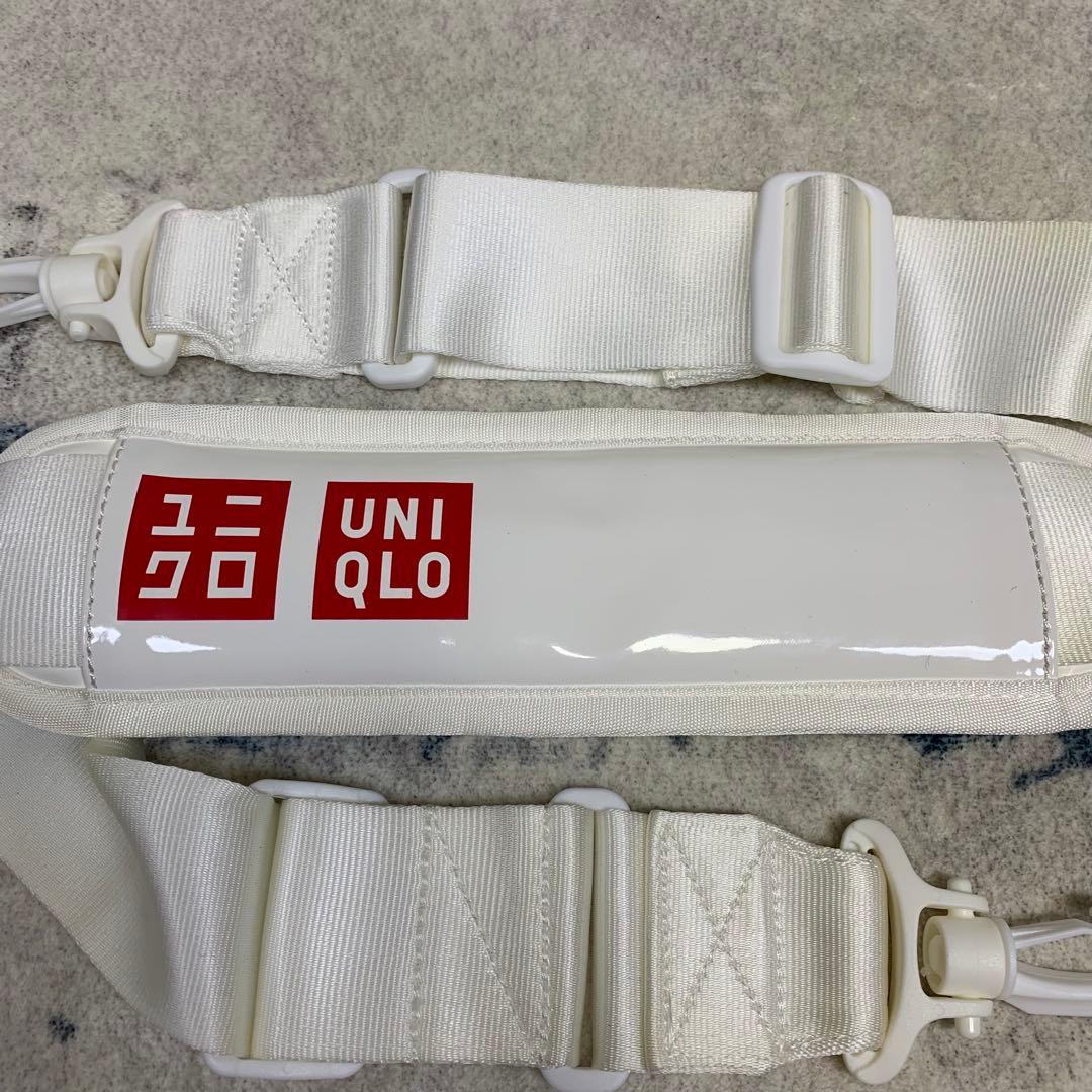 【未使用タグ付き】ユニクロ 錦織圭 ボストンバッグ エナメル ホワイト