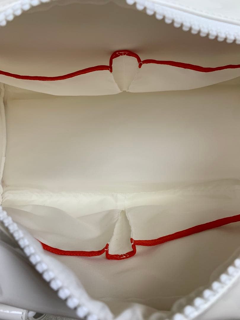 【未使用タグ付き】ユニクロ 錦織圭 ボストンバッグ エナメル ホワイト