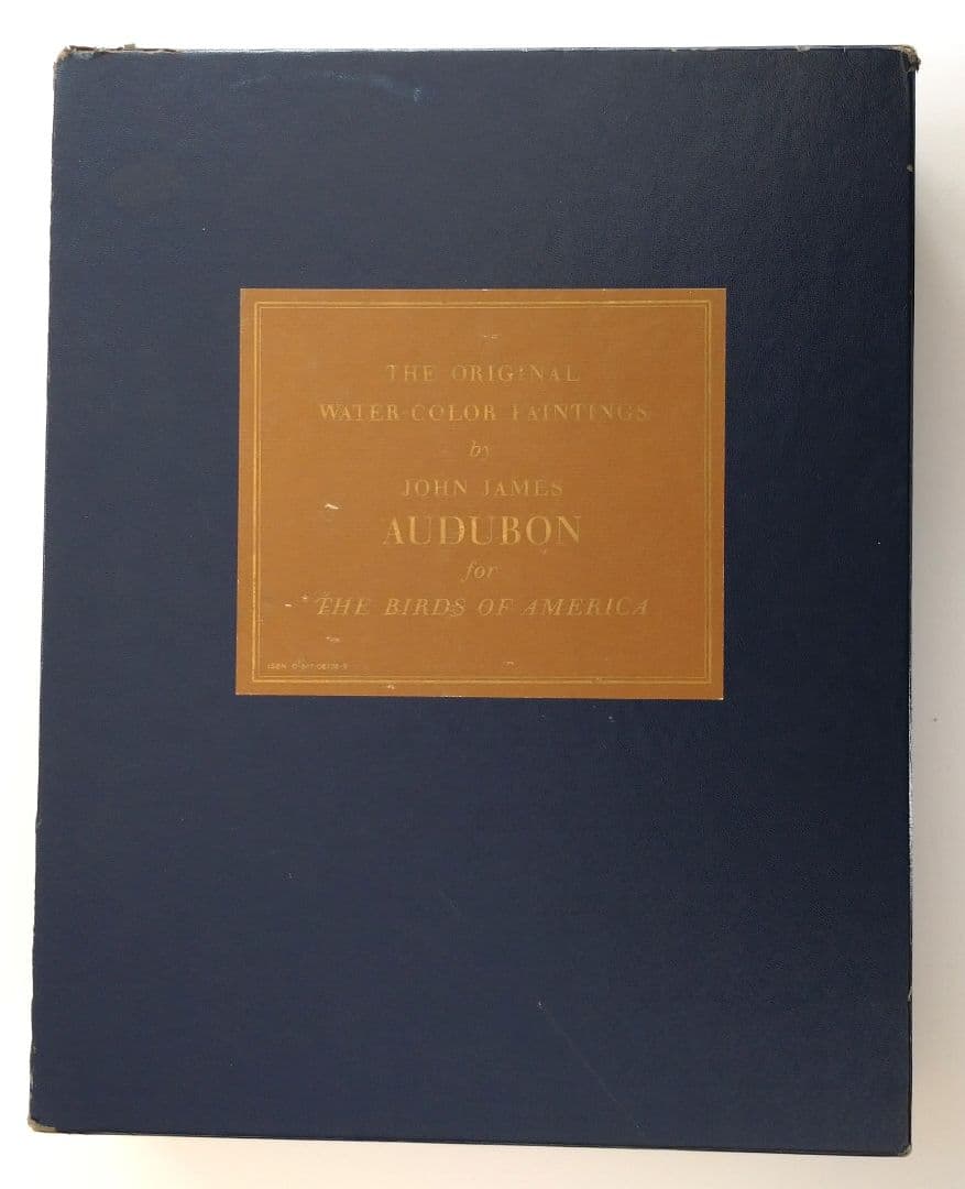 【洋書】「オーデュボンによるアメリカの鳥類のための水彩原画集」函入り2巻セット