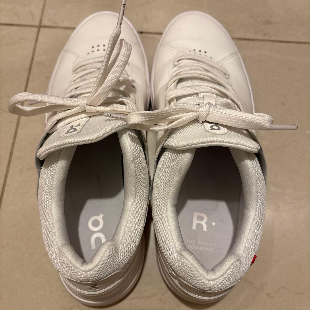On オン ロジャー アドバンテージ ホワイト 27.0cm