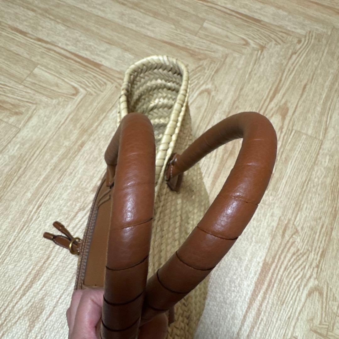 Chloe レザーのかごバッグ