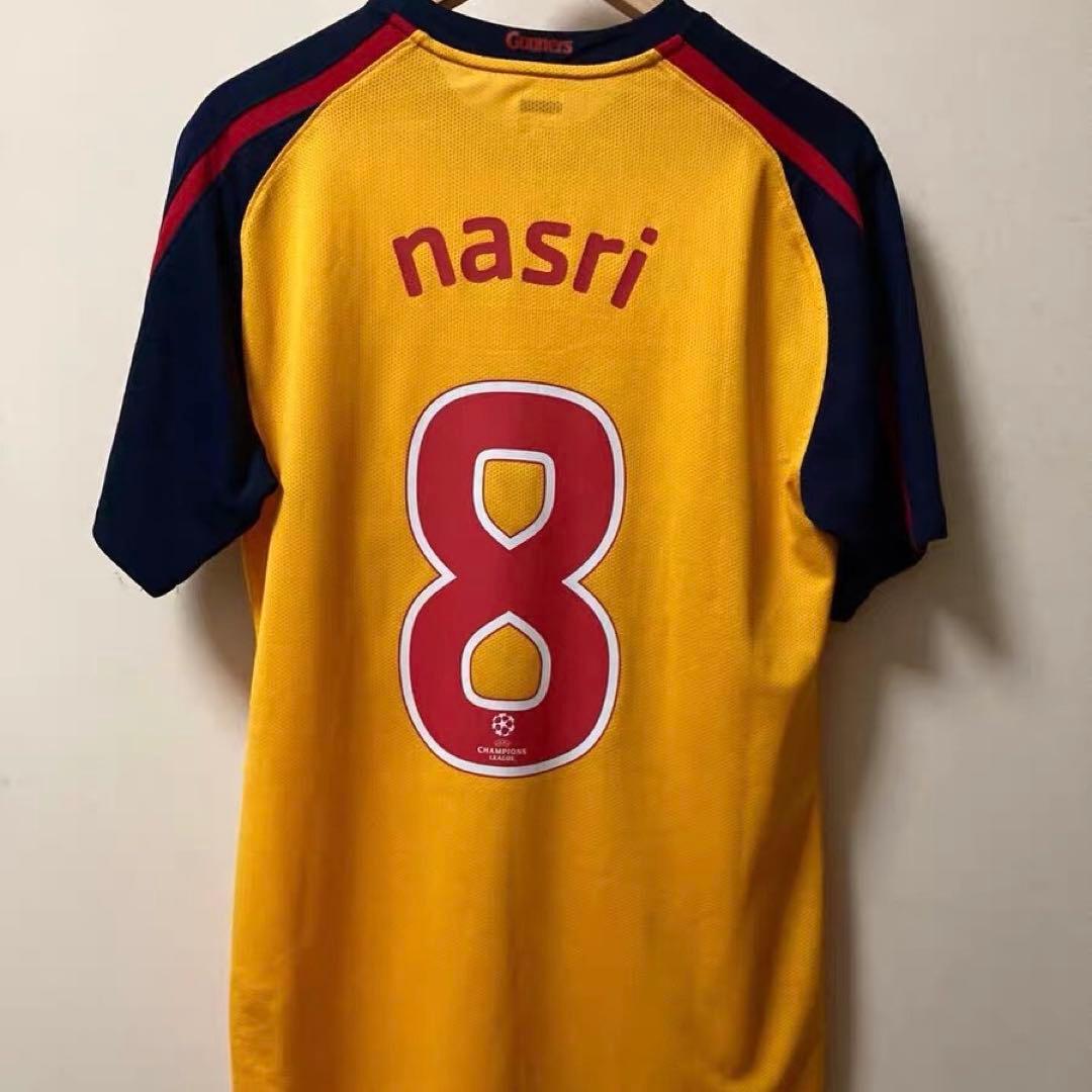 【選手仕様】2008-09 アーセナル ユニフォーム M アウェイ ナスリ #8